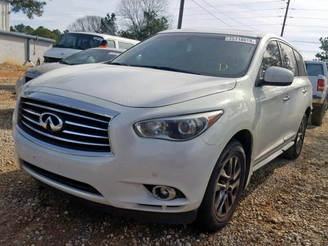 5N1AL0MN3DC344780 - 2013 INFINITI JX35 WHITE photo 2