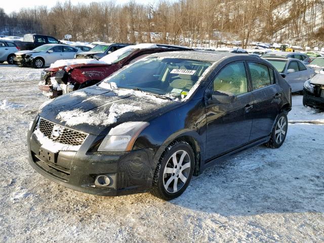 3N1AB6AP9CL697823 - 2012 NISSAN SENTRA 2.0 BLACK photo 2