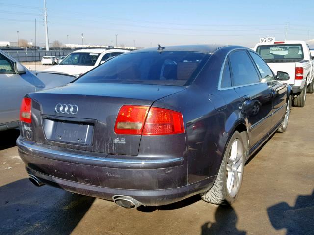 WAUMV44E47N019497 - 2007 AUDI A8 L QUATT CHARCOAL photo 4