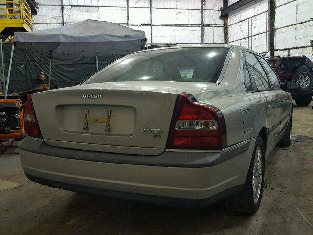 YV1TS94D8Y1078552 - 2000 VOLVO S80 SILVER photo 4