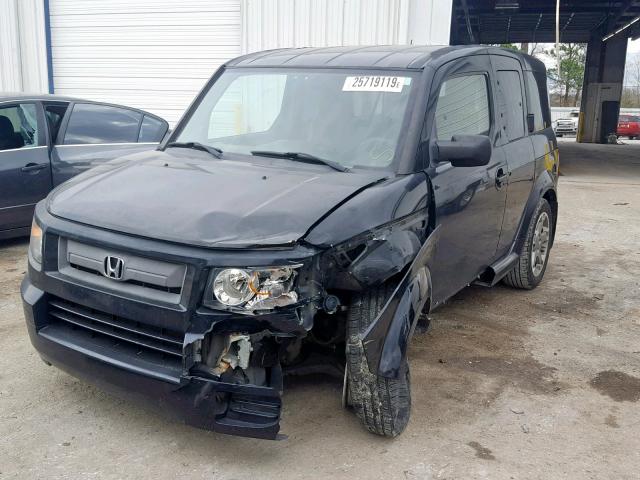 5J6YH18937L002459 - 2007 HONDA ELEMENT SC BLACK photo 2