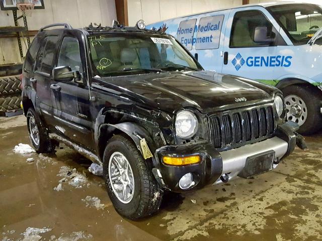 1J4GL38K34W159461 - 2004 JEEP LIBERTY RE BLACK photo 1