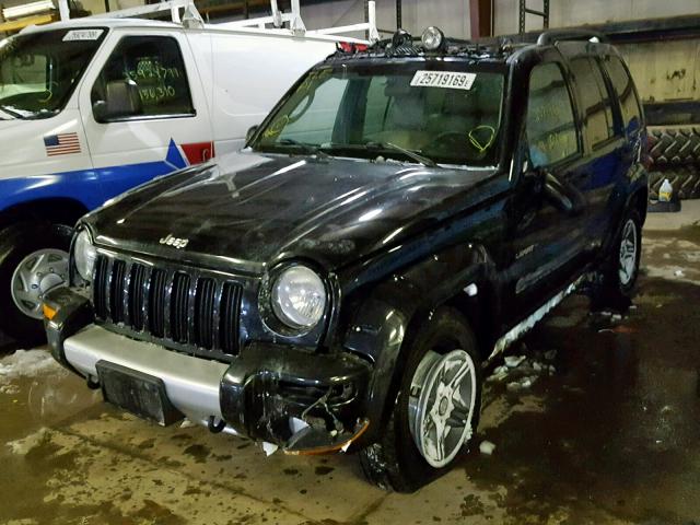 1J4GL38K34W159461 - 2004 JEEP LIBERTY RE BLACK photo 2