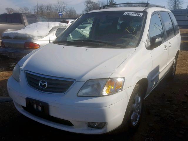 JM3LW28G3Y0157596 - 2000 MAZDA MPV WAGON WHITE photo 2