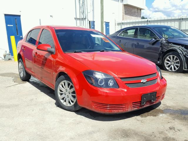 1G1AT58H897276796 - 2009 CHEVROLET COBALT LT RED photo 1