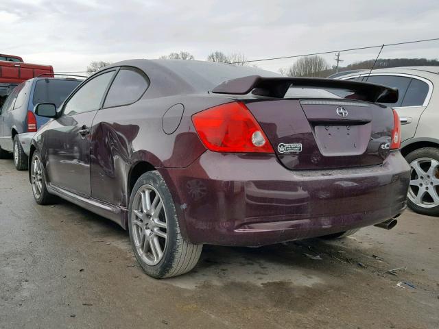 JTKDE167560080832 - 2006 TOYOTA SCION TC იასამნისფერი ფოტო 3