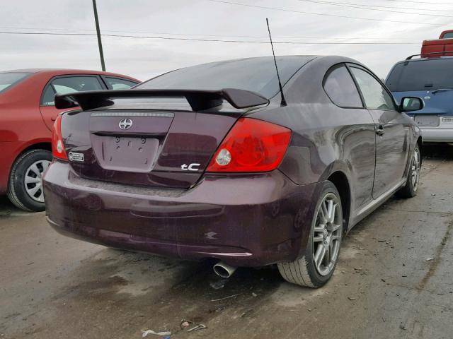 JTKDE167560080832 - 2006 TOYOTA SCION TC იასამნისფერი ფოტო 4
