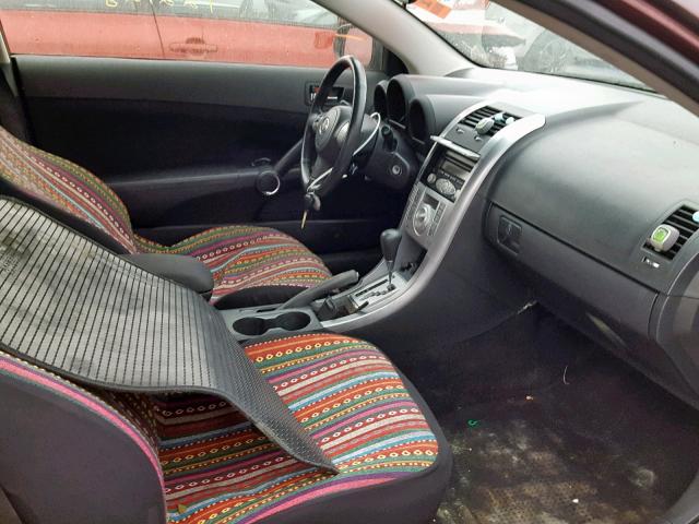 JTKDE167560080832 - 2006 TOYOTA SCION TC იასამნისფერი ფოტო 5
