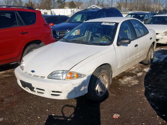 1G1JF52T517311528 - 2001 CHEVROLET CAVALIER L WHITE photo 2