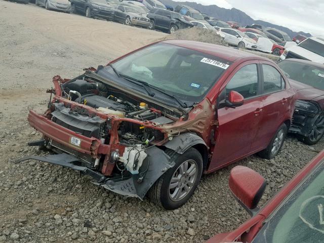 1G1JA5SH0C4180894 - 2012 CHEVROLET SONIC LS 红色 照片 2