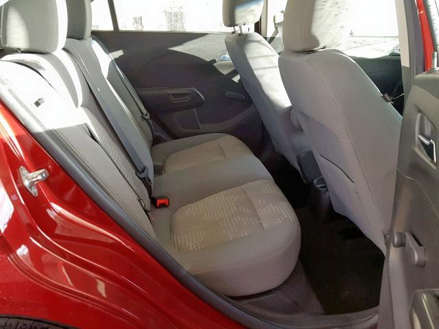 1G1JA5SH0C4180894 - 2012 CHEVROLET SONIC LS 红色 照片 6