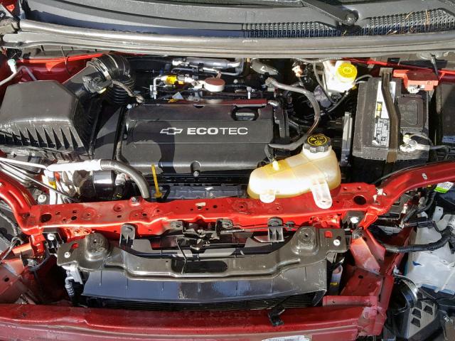 1G1JA5SH0C4180894 - 2012 CHEVROLET SONIC LS 红色 照片 7