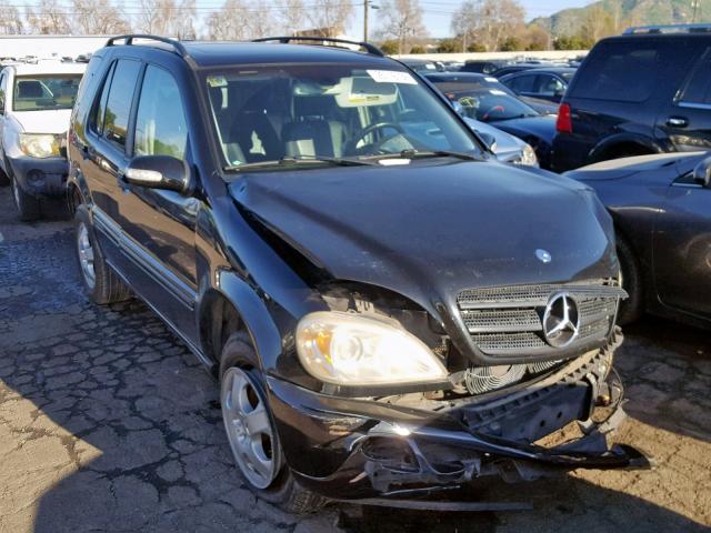 4JGAB57E74A460281 - 2004 MERCEDES-BENZ ML 350 BLACK photo 1