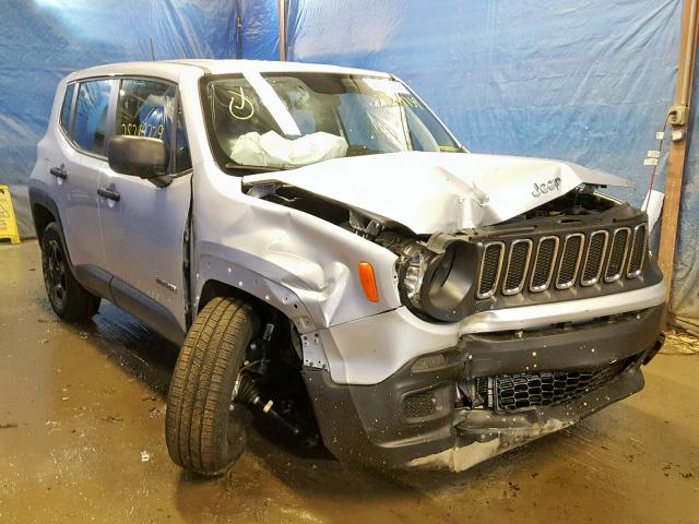 ZACCJBAB1JPH58771 - 2018 JEEP RENEGADE S 银色 照片 1