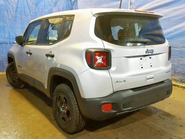 ZACCJBAB1JPH58771 - 2018 JEEP RENEGADE S 银色 照片 3