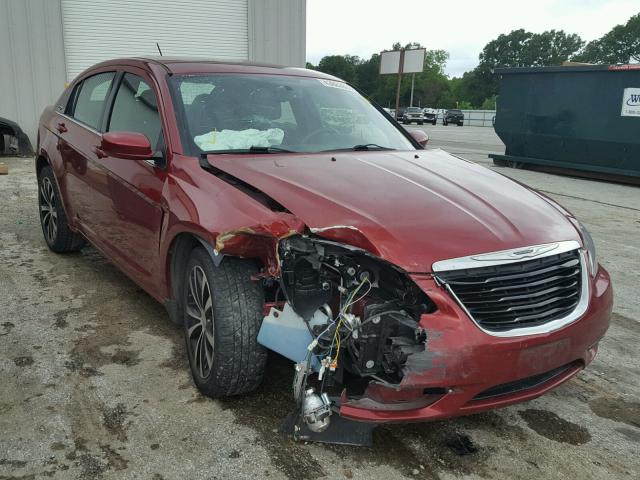 1C3CCBBG7CN297273 - 2012 CHRYSLER 200 TOURIN RED photo 1