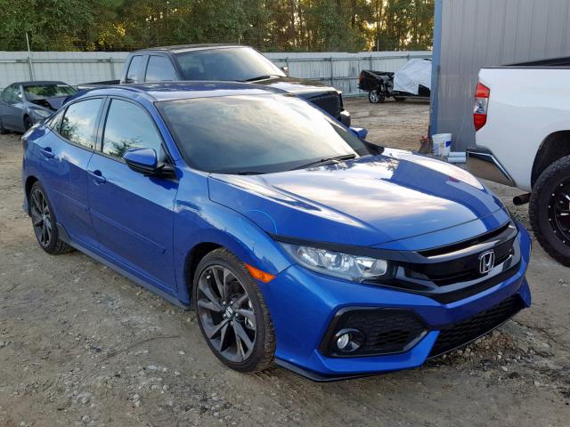 SHHFK7H44JU237824 - 2018 HONDA CIVIC SPOR BLUE photo 1