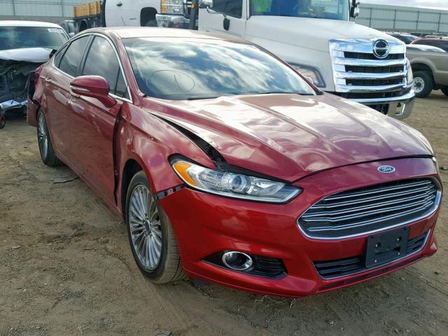 3FA6P0K98GR220116 - 2016 FORD FUSION TIT RED photo 1