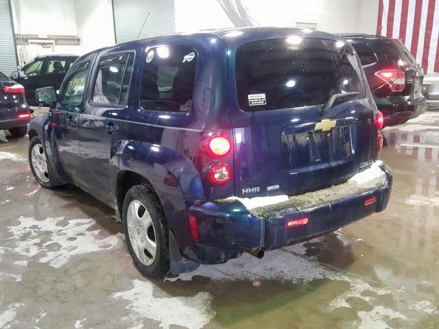 3GNCA23B79S545323 - 2009 CHEVROLET HHR LT BLUE photo 3