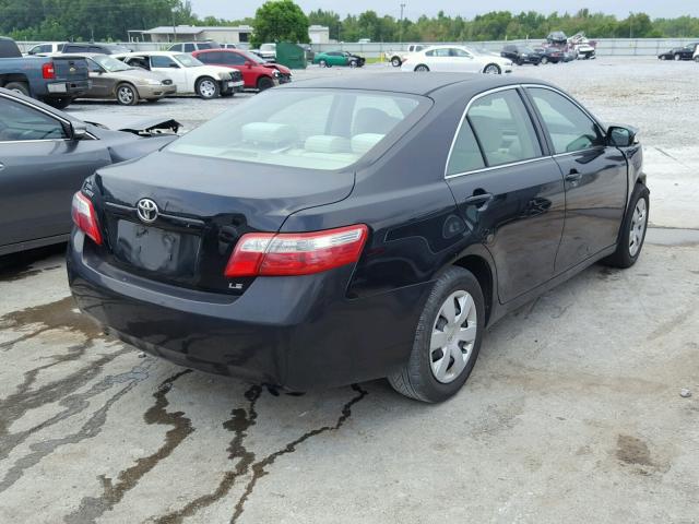 4T1BE46K47U597050 - 2007 TOYOTA CAMRY NEW BLACK photo 4