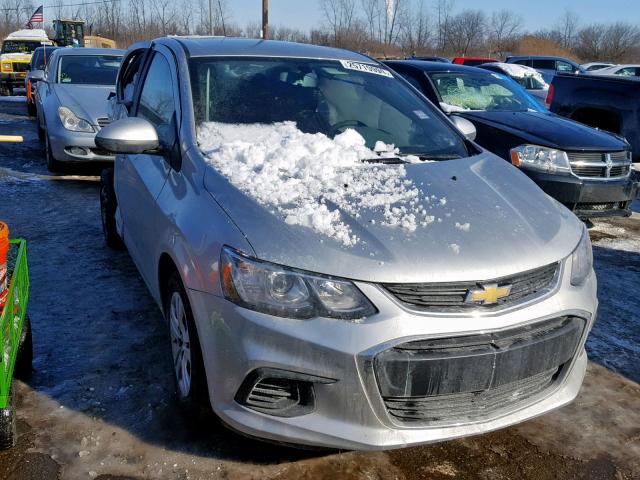 1G1JB5SH1J4123744 - 2018 CHEVROLET SONIC LS SILVER photo 1