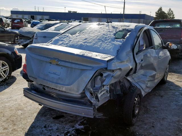 1G1JB5SH1J4123744 - 2018 CHEVROLET SONIC LS SILVER photo 4