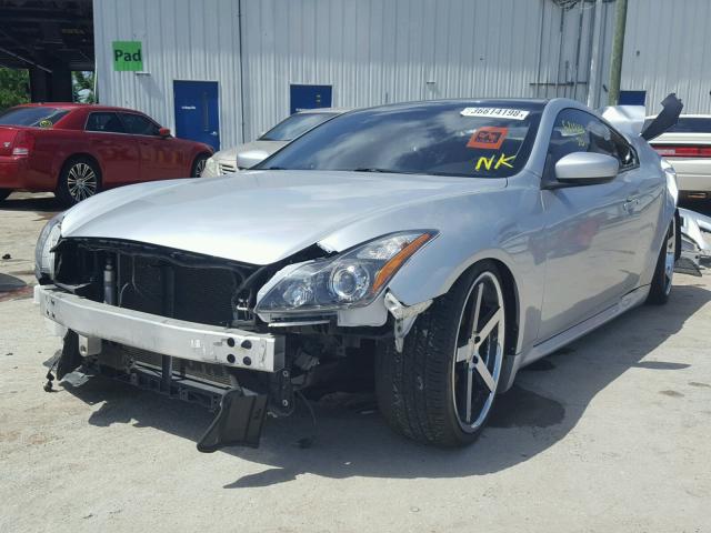 JN1CV6EK2BM210660 - 2011 INFINITI G37 BASE SILVER photo 2