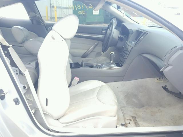 JN1CV6EK2BM210660 - 2011 INFINITI G37 BASE SILVER photo 5