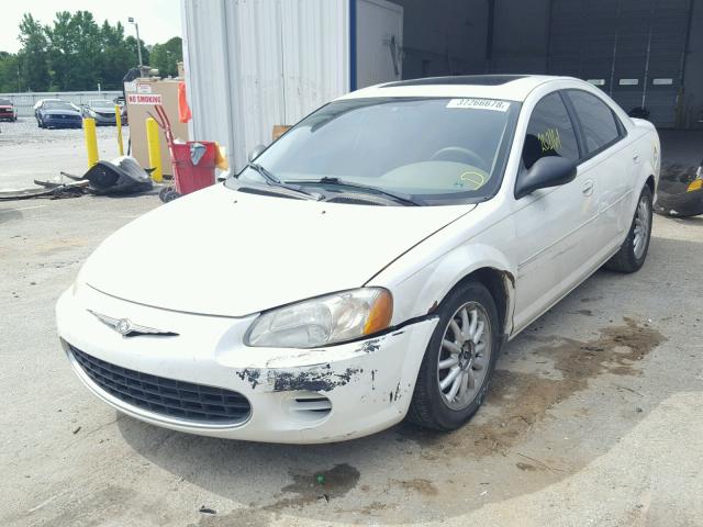 1C3EL46T63N561188 - 2003 CHRYSLER SEBRING LX WHITE photo 2