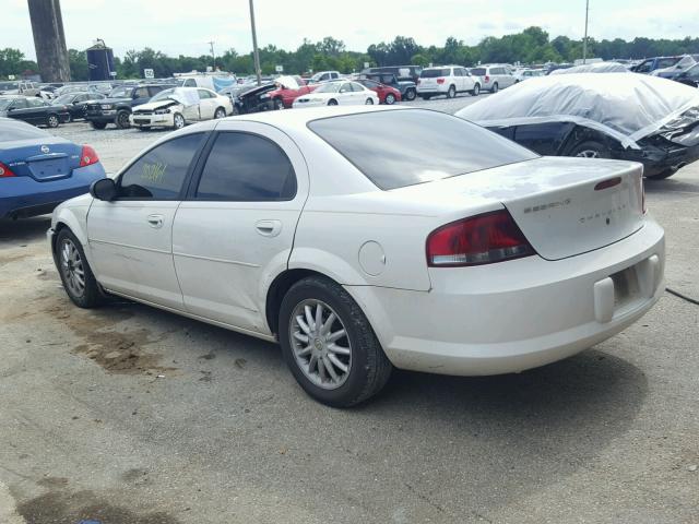 1C3EL46T63N561188 - 2003 CHRYSLER SEBRING LX WHITE photo 3