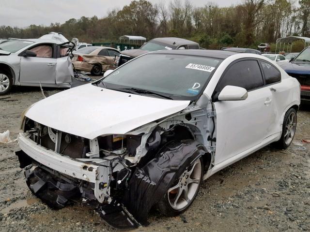 JTKDE167780255956 - 2008 TOYOTA SCION TC WHITE photo 2