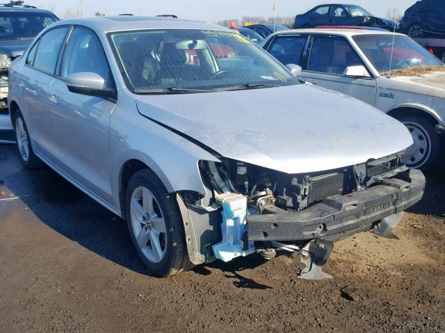 3VWLL7AJ6BM031089 - 2011 VOLKSWAGEN JETTA TDI SILVER photo 1