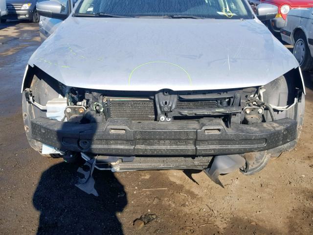 3VWLL7AJ6BM031089 - 2011 VOLKSWAGEN JETTA TDI SILVER photo 9