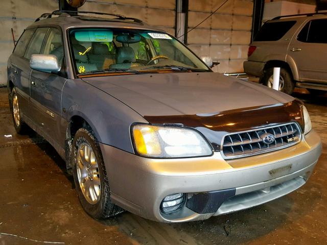 4S3BH806X37639664 - 2003 SUBARU LEGACY OUT GRAY photo 1