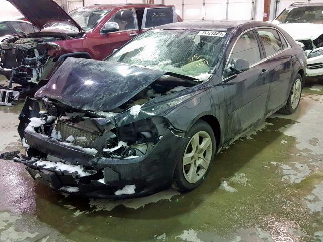 1G1ZA5E01CF297459 - 2012 CHEVROLET MALIBU LS BLACK photo 2