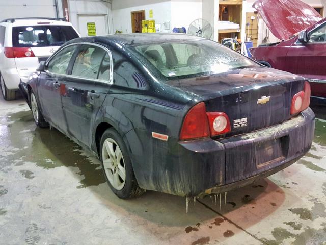 1G1ZA5E01CF297459 - 2012 CHEVROLET MALIBU LS BLACK photo 3