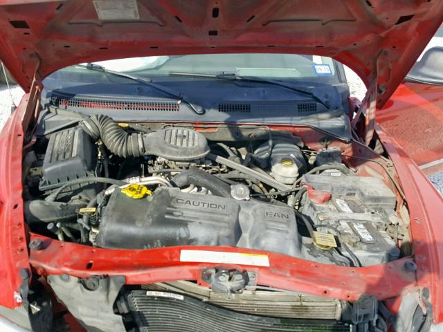 1D8HS58Z63F547533 - 2003 DODGE DURANGO SL RED photo 7