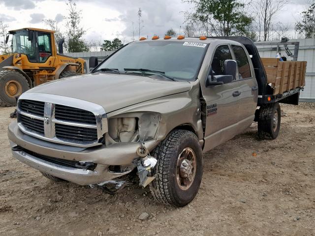 3D7MX38A58G194694 - 2008 DODGE RAM 3500 S BEIGE photo 2