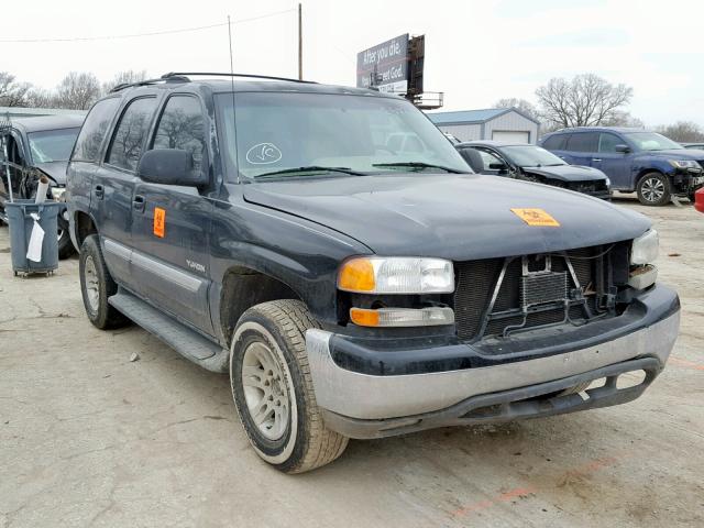 1GKEK13Z72J340988 - 2002 GMC YUKON BLACK photo 1