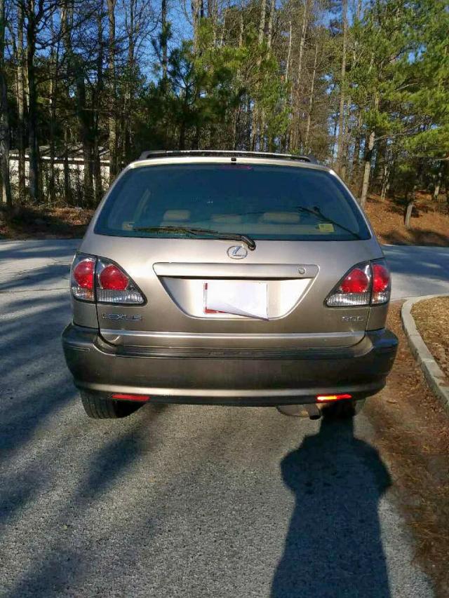 JTJHF10UX10197347 - 2001 LEXUS RX 300 BEIGE photo 9