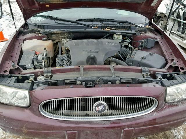 1G4HP54K65U136023 - 2005 BUICK LESABRE CU BURGUNDY photo 7