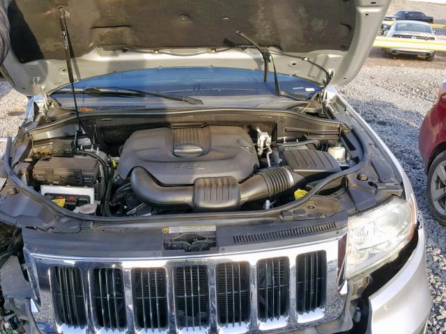 1J4RS5GG2BC644449 - 2011 JEEP GRAND CHER SILVER photo 7