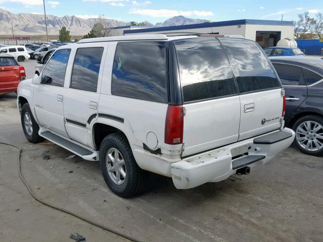 1GYEK13R8YR104222 - 2000 CADILLAC ESCALADE WHITE photo 3