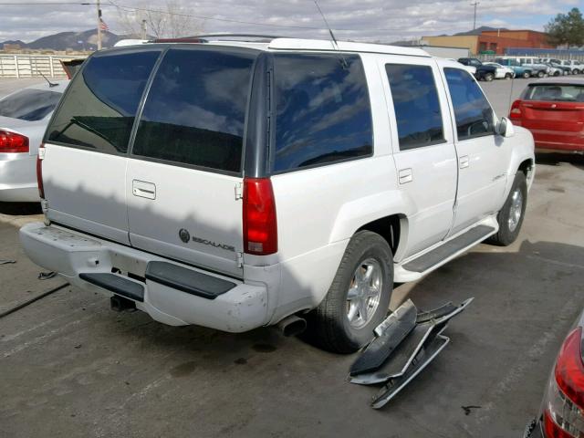 1GYEK13R8YR104222 - 2000 CADILLAC ESCALADE WHITE photo 4