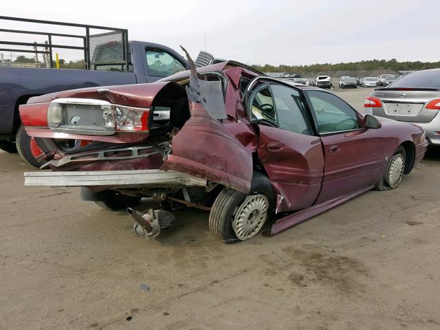 1G4HP54KX14143065 - 2001 BUICK LESABRE CU MAROON photo 4