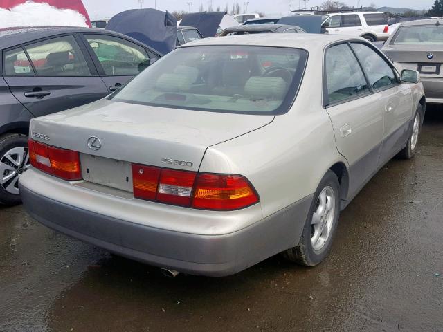 JT8BF28G0W0130873 - 1998 LEXUS ES 300 BEIGE photo 4