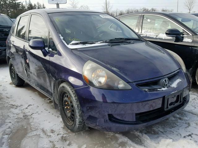 JHMGD384X8S802873 - 2008 HONDA FIT PURPLE photo 1