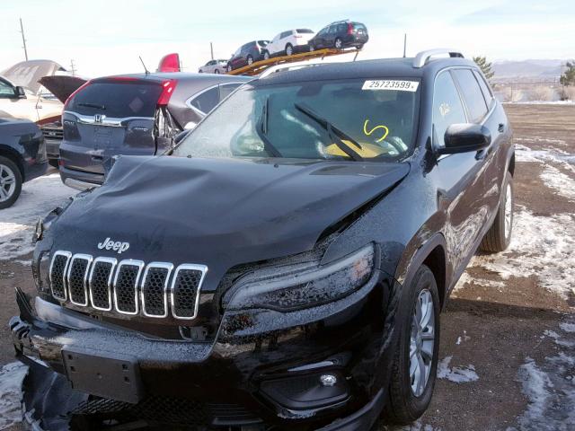 1C4PJLCBXKD120412 - 2019 JEEP CHEROKEE L BLACK photo 2