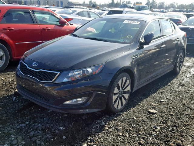 5XXGR4A64CG009365 - 2012 KIA OPTIMA SX BLACK photo 2