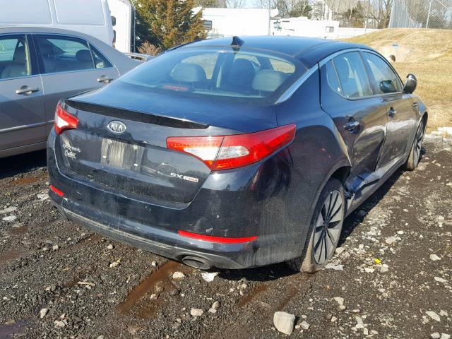 5XXGR4A64CG009365 - 2012 KIA OPTIMA SX BLACK photo 4